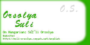 orsolya suli business card